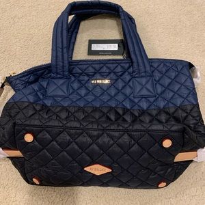 MZ Wallace Navy/Black Colorblock Medium Sutton